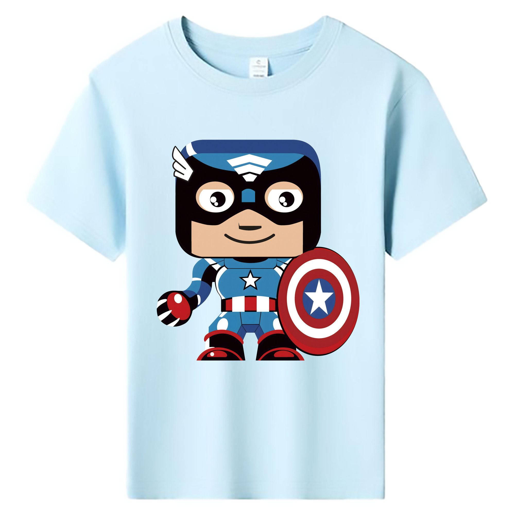 （画像用） アベンジャーズ The Avengers 綿100％キッズTシャツ（フロントプリント）